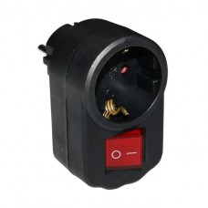 Φις Σούκο σε Φις Σούκο 1 Θέσεως με Διακόπτη Μαύρο 15-0971